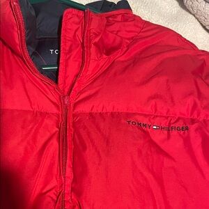 Tommy Hilfiger Men's Vibrant Red Puffer Jacket